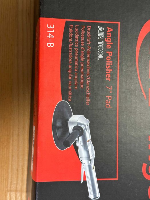 Нова пневмо кутова полірувальна машина Ingersoll Rand 314-B 7"