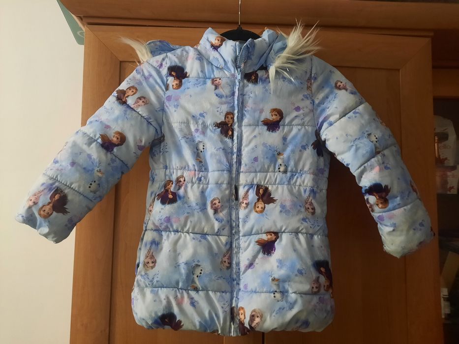 Kurtka dla dziewczynki 122 Elza zimowa