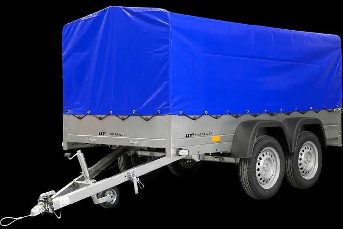 Przyczepka 264x125 UNITRAILER GARDEN 264/2KIPP ze stelażem i pokrowcem