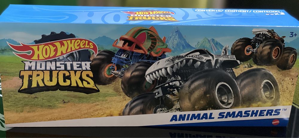 Набор Hot Wheels monster trucks мостер трак из 3шт.