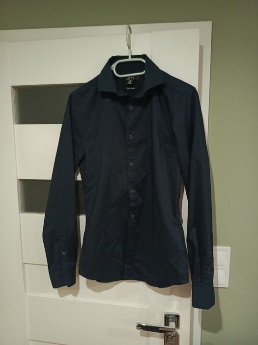 Granatowa koszula XS Slim