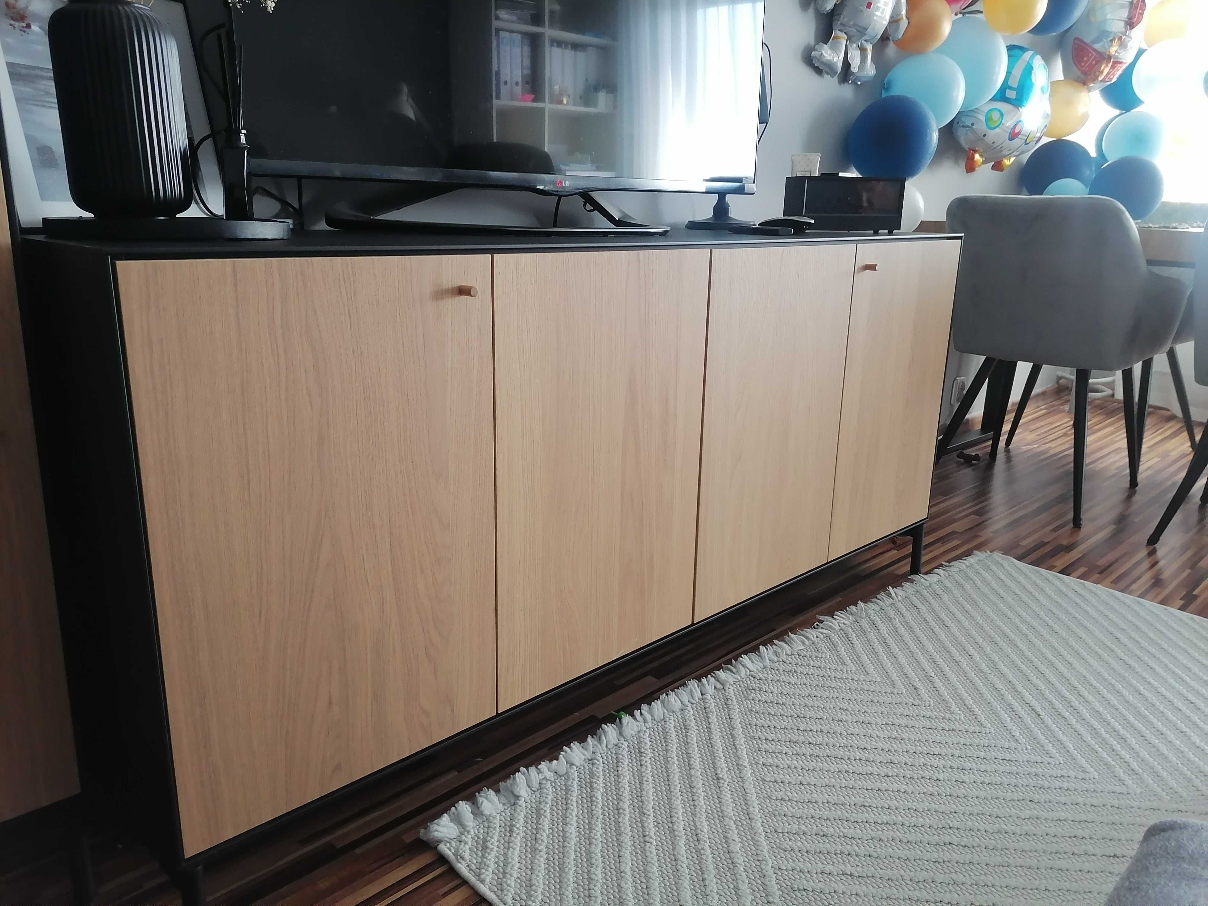 Komplet mebli Ikea Boastad - szafka wysoka i kredens