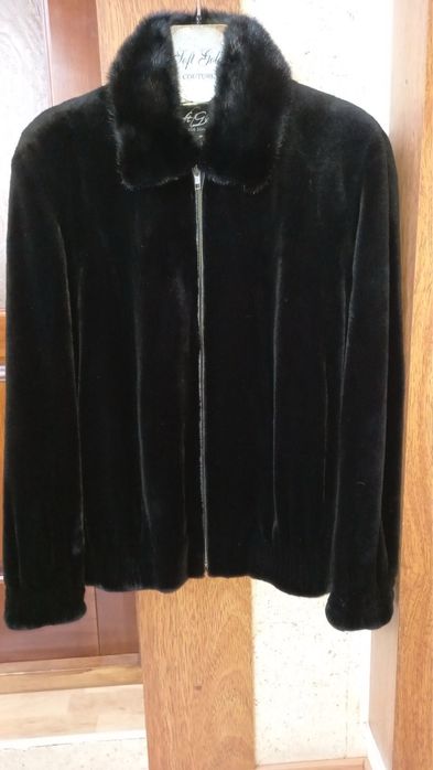 Мужская куртка норка Мʼяке золото