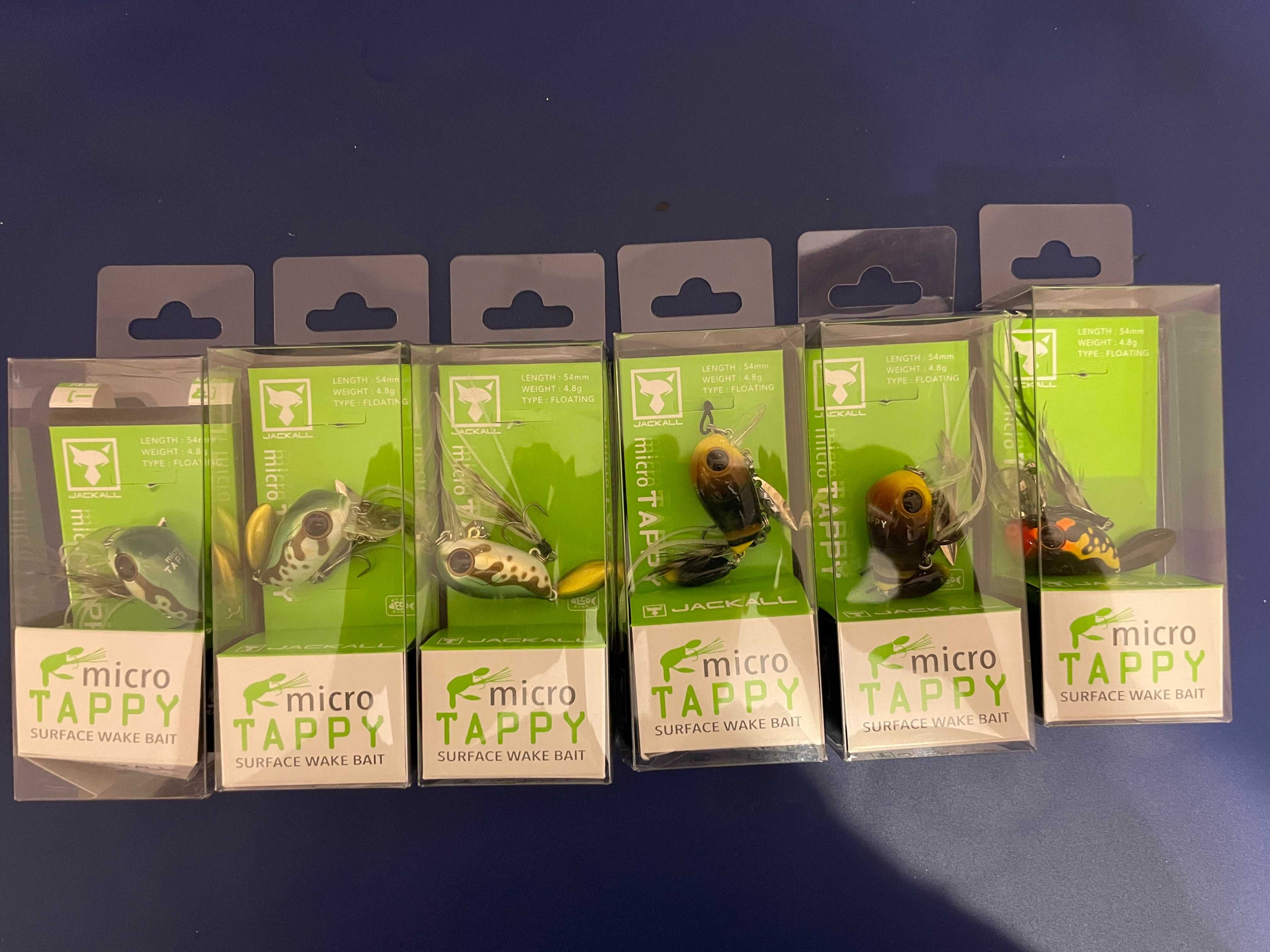 Woblery Jackall Micro Tappy Zestaw [kleń | jaź | boleń] Japan NOWE