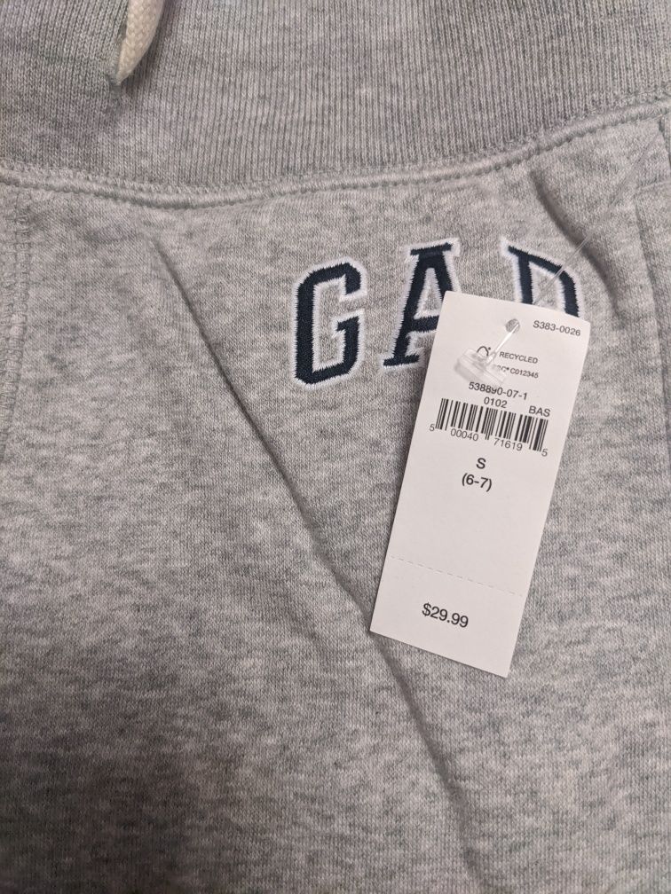 Новый спортивный костюм gap S 6-7 лет штаны Gap флис реглан