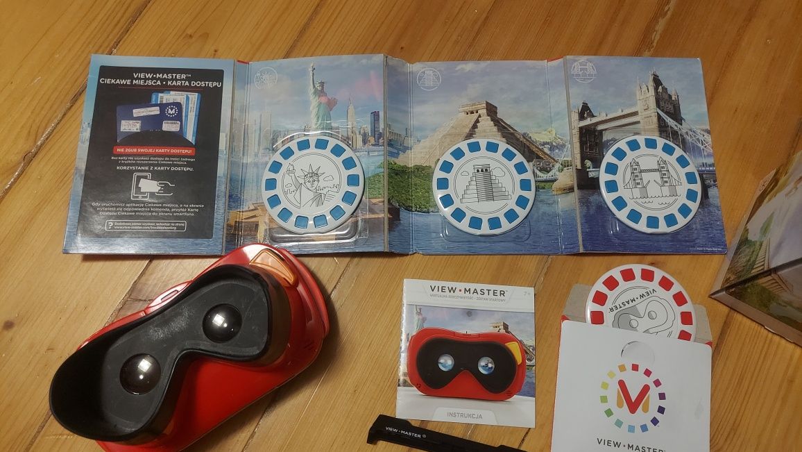 Okulary 3D, View Master full set, Wirtualna rzeczywistość