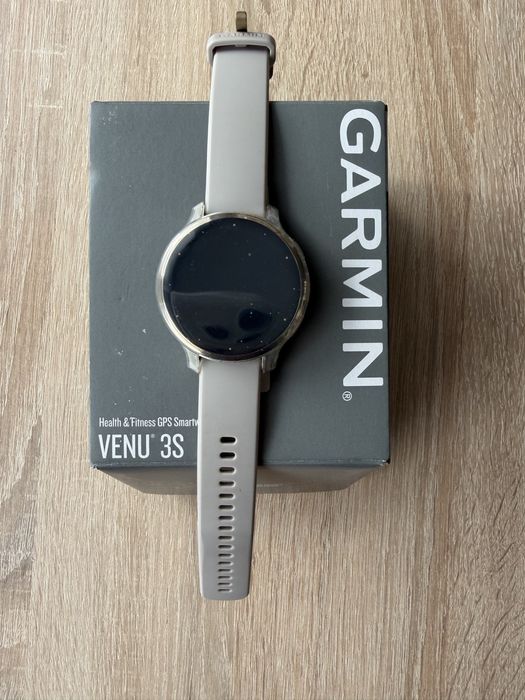 Garmin venu 3s 41mm złoto szary