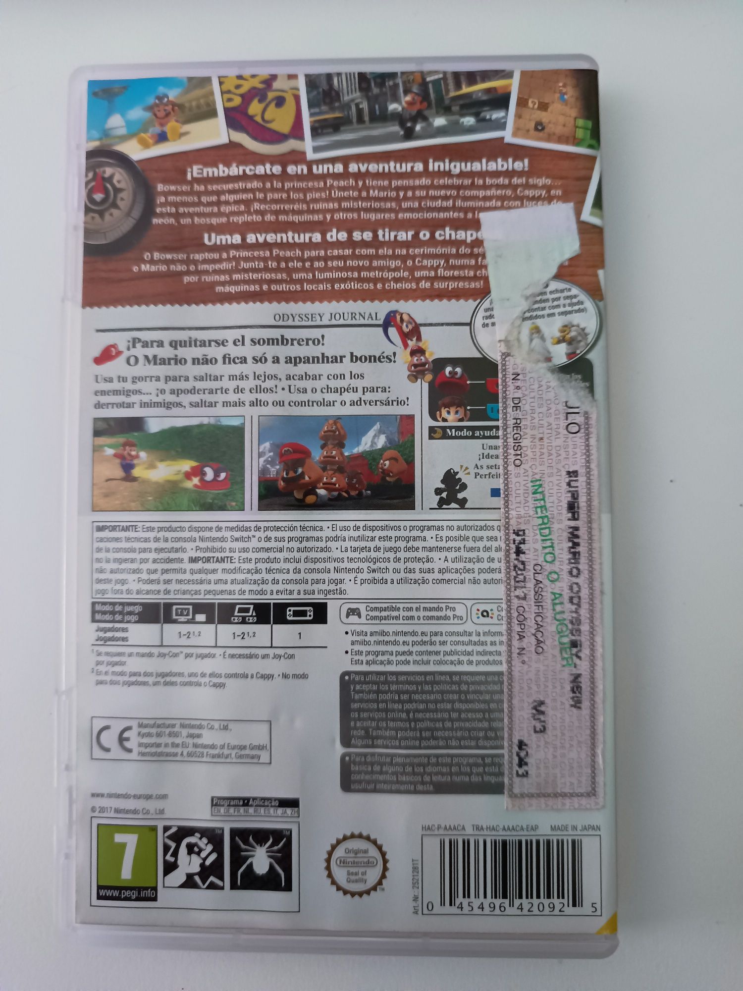 Vendo Jogo da Consola Nintendo SWITCH Super Mario ODYSSEY