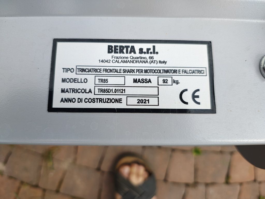Kosiarka bijakowa do ciągnika jednoosiowego BCS
