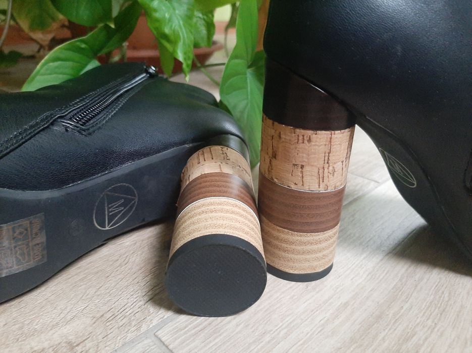 Botki Missguided,rozm.38, nowe z metką i pudełkiem, oryginalny obcas