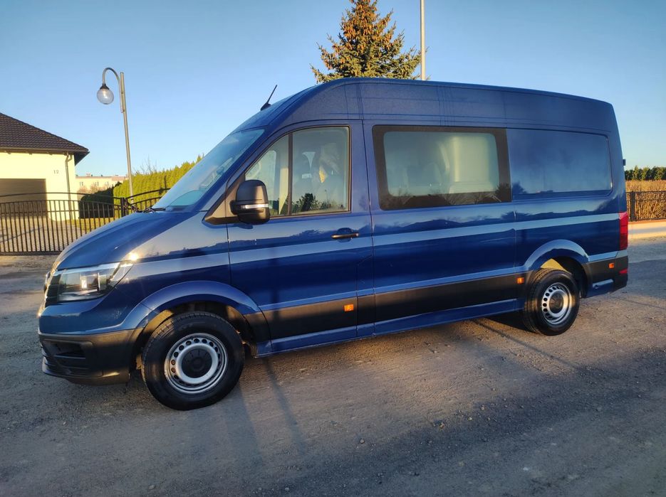 Volkswagen Crafter  2,0 TDI 140KM L2H2 5 osób brygadówka klima navi hak Niemcy