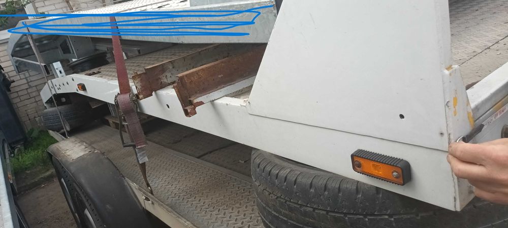 Najazd stalowo-aluminiowy do lawety