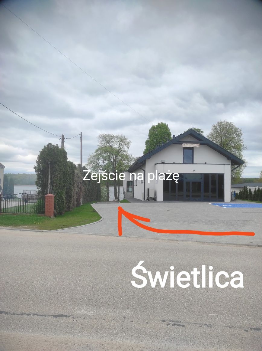 Nocleg Iława Szałkowo domek Jeziorak Klima Mazury Pies Kot Agro