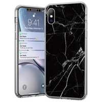 Wozinsky Marble Żelowe Etui Pokrowiec Marmur Iphone 11 Pro Czarny