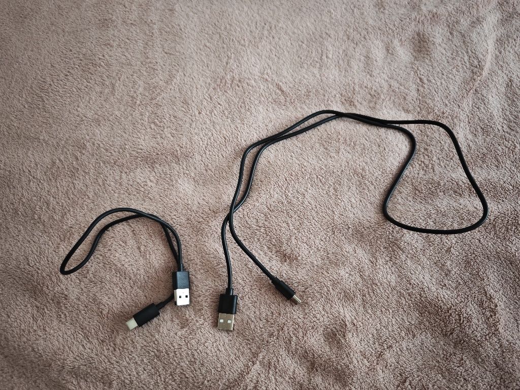 Kabel / ładowarka USB, USB-C, Micro-B, 65W, 55W, 15W, 10W, 5W do 1m