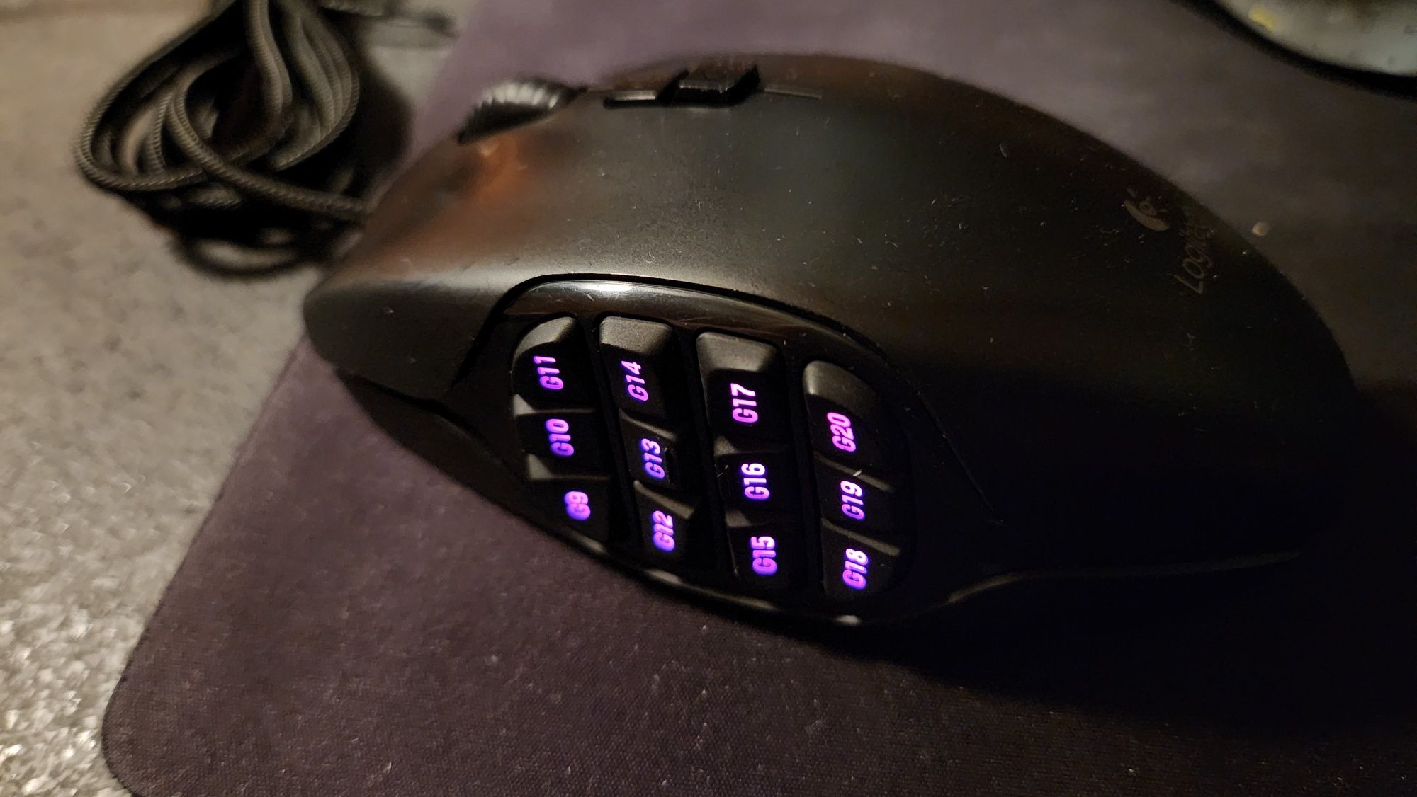 Myszka Logitech G600, mikrostyki Kailh GM 8.0