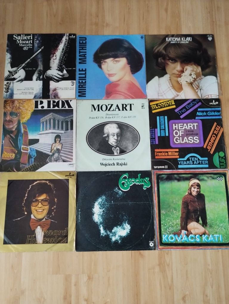 50 płyt winylowych muzyka Polska, Angielska, Czeska, Rosyjska