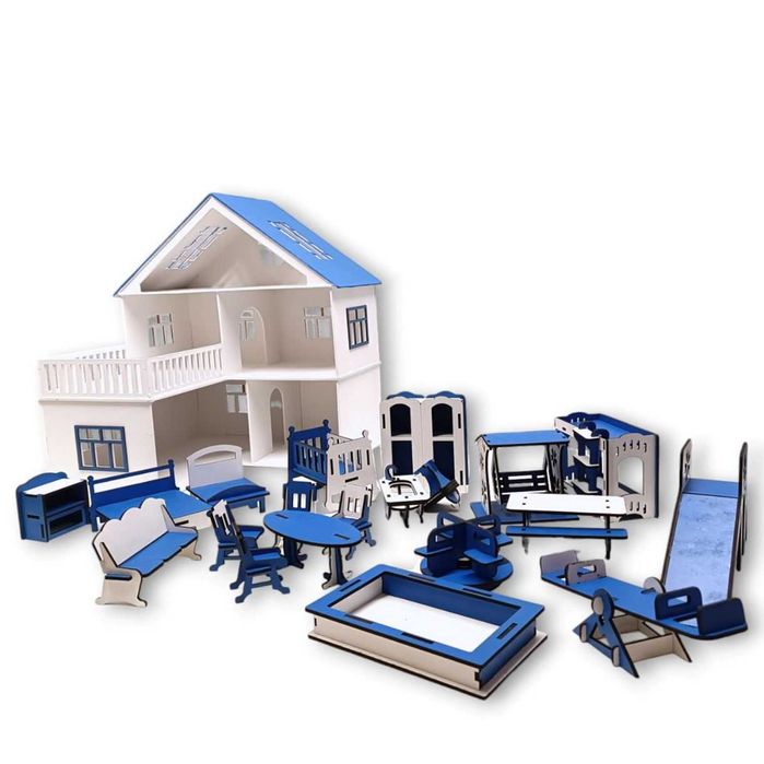 Будинок з меблями для Лол Ляльковий будиночок