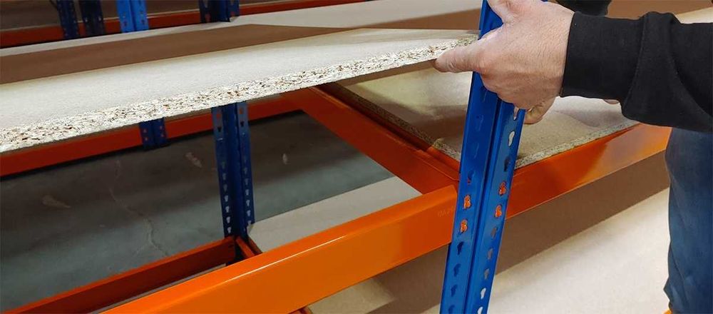 MOCNE TRWAŁE Regały Półkowe do Magazynu Warsztatu Garażu Piwnicy