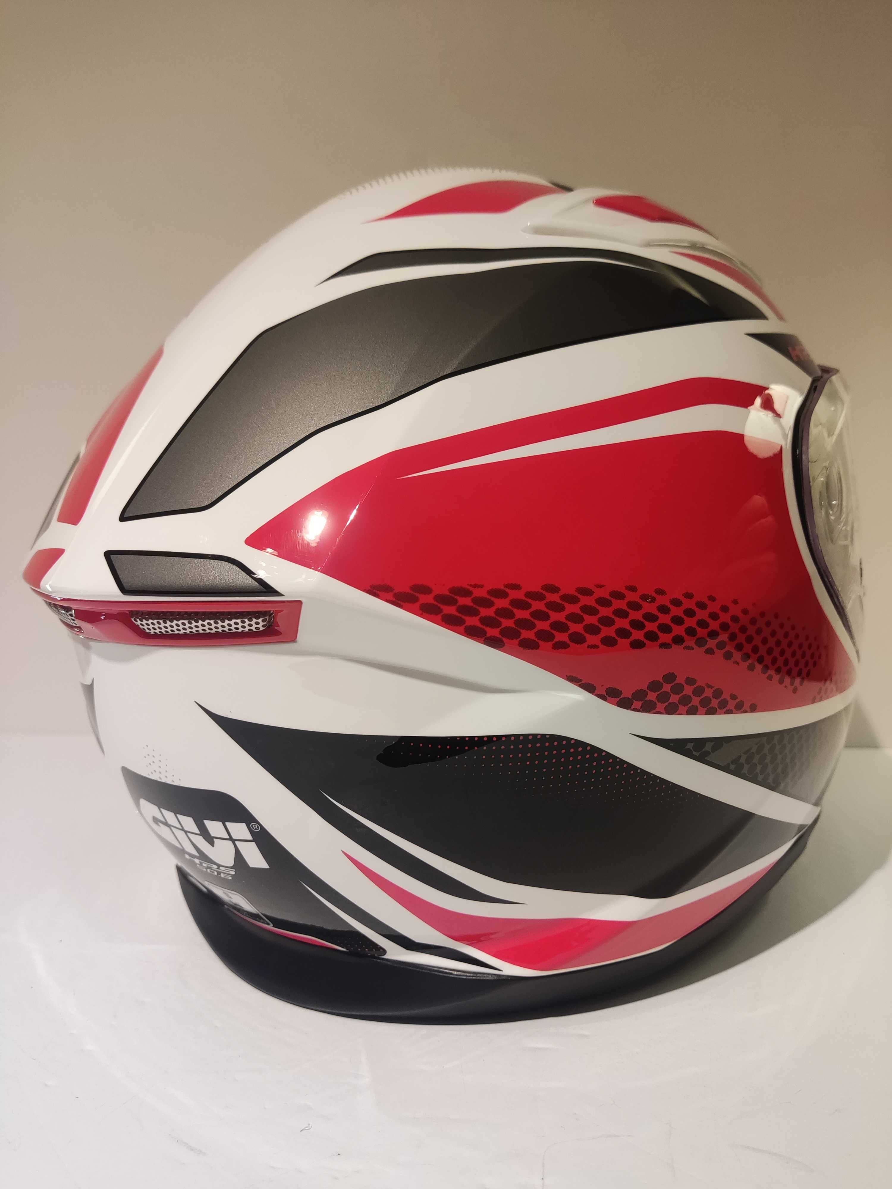 capacete Givi dupla viseira mota scooter novo
