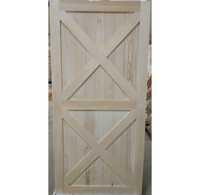 Drzwi drewniane przesuwne, loftowe.