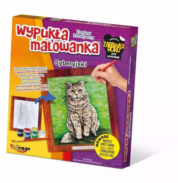 Wypukła Malowanka - Kot Syberyjski. Mirage Hobby