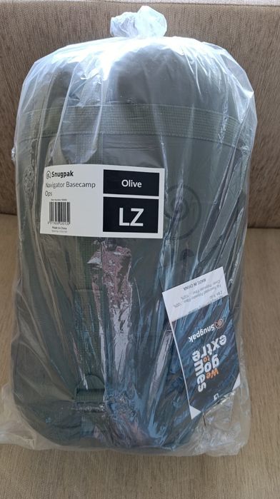 Спальный мешок Snugpak Basecamp Navigator SQ, Olive LZ.  Розмір 80/220