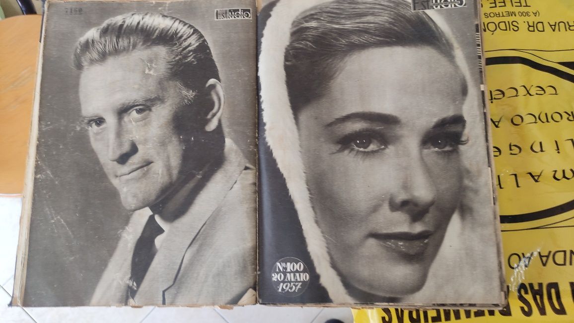 Revistas Antigas Encadernadas de Cinema " STUDIO " Anos 50