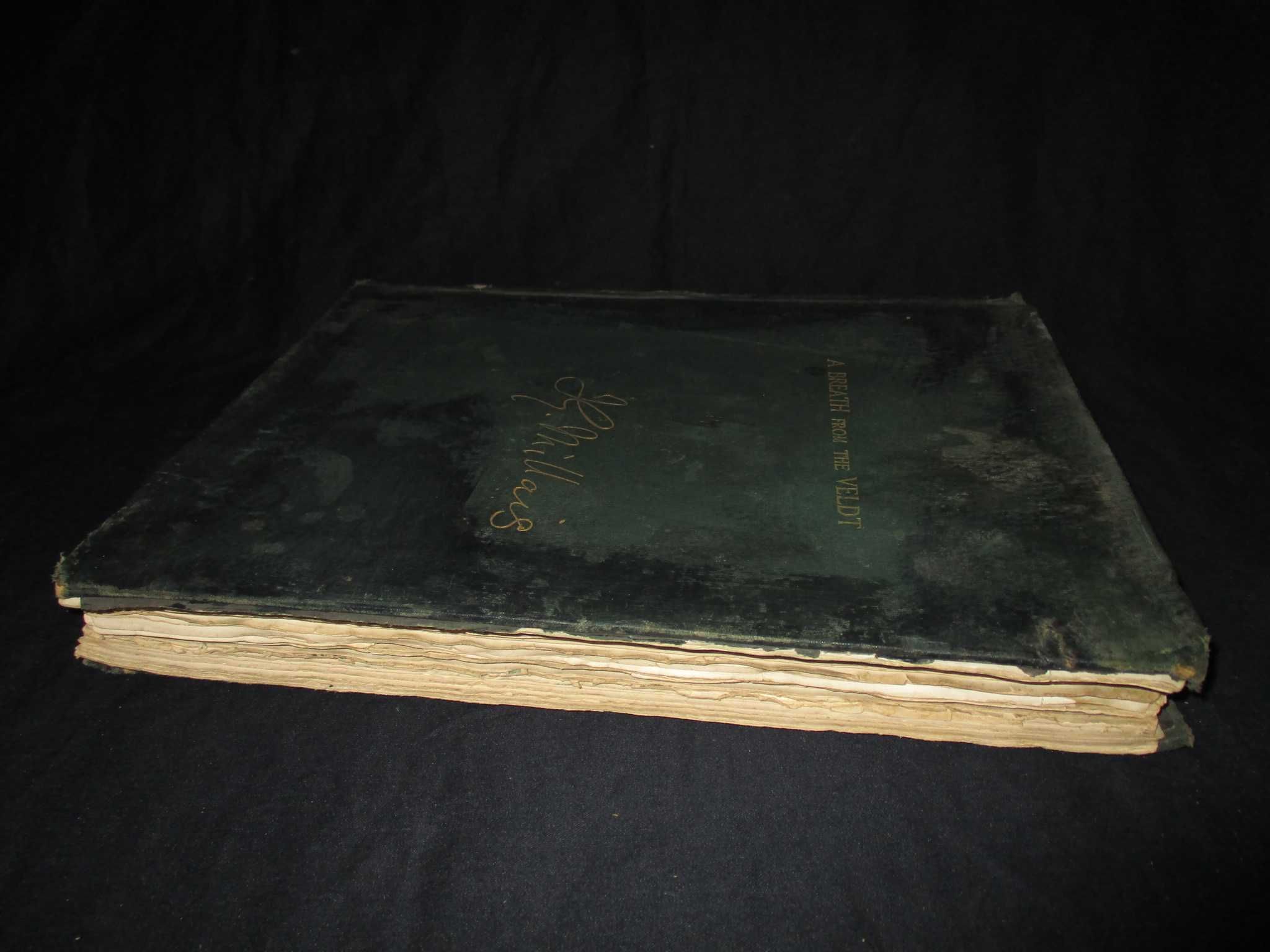 Livro A Breath from the Veldt J G Millais 1899 caça grossa África