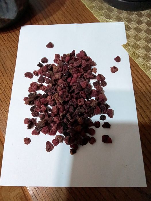 Малина сушена на чай узвар