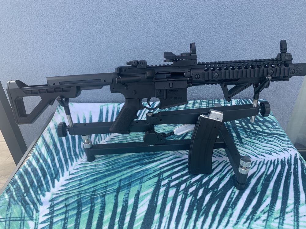 Carabina crosman dpms sbr full auto .177 4.5mm