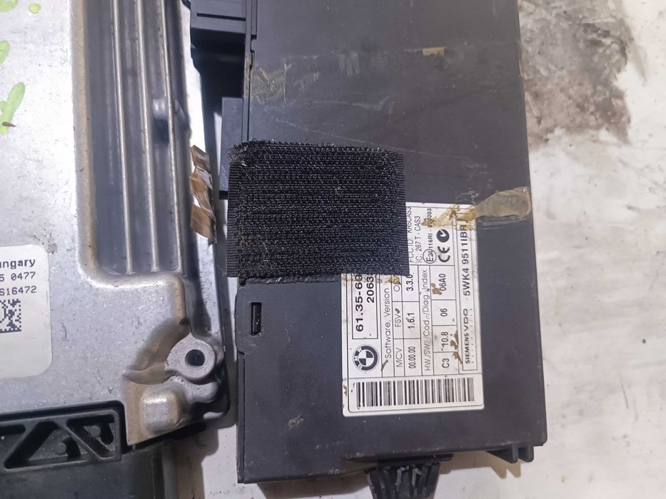 bmw e60 530d 231KM sterownik komputer silnika zestaw do odpalenia