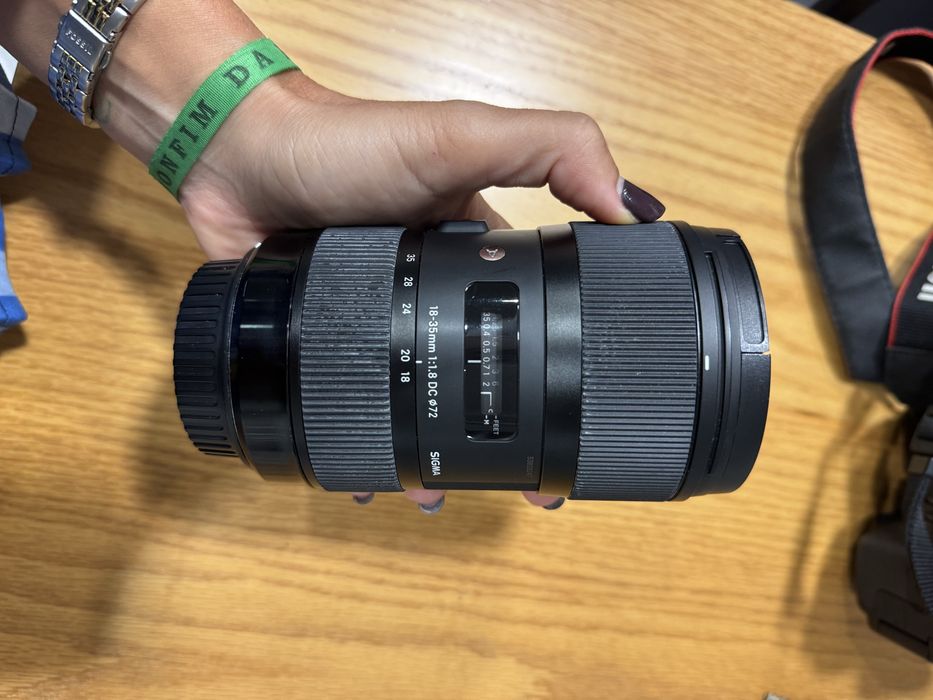 Lente sigma 18-35 mm 1:1.8 DC