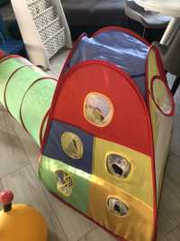 Дитячий будинок тканинний з трубою (детский домик мягкий с трубой)