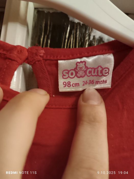 Bluzka bluzeczka świąteczna Mikołajka rozmiar 92 98