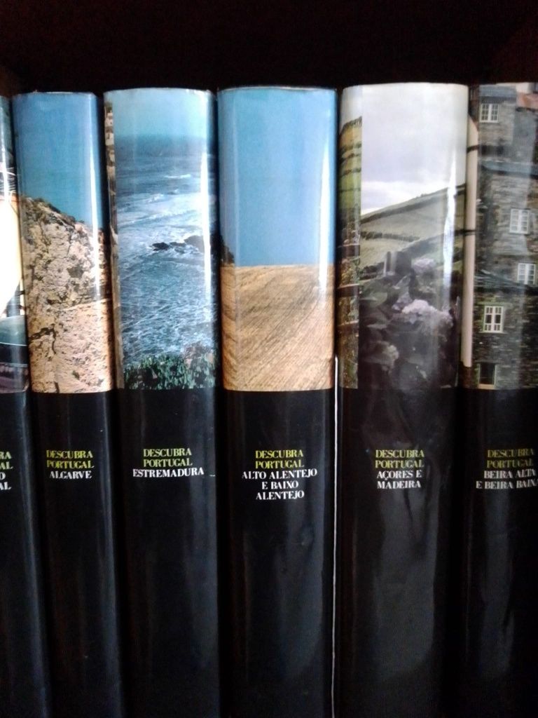 Coleção de 10 livros "Descubra Portugal"