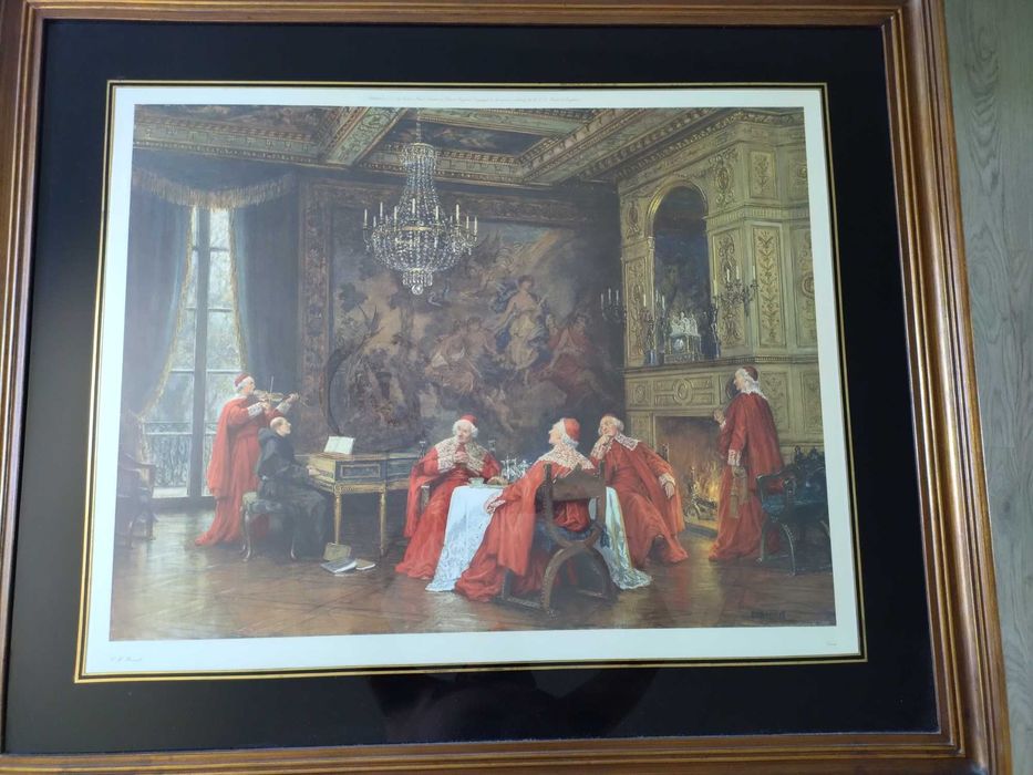 Quadro "Ceia dos Cardeais"