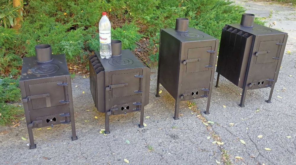 Бліндажна буржуйка окопна піч мобільна пічка печка буржуйка переносна