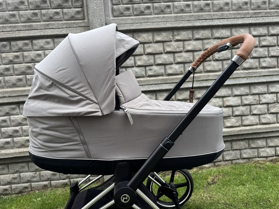 Cybex Priam 2.0 Soho Grey / Chrome Brown ( Gondola + Stelaż )