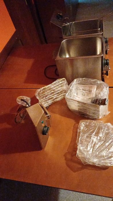 Fritadeira profissional 2 cubas 2x8 litros