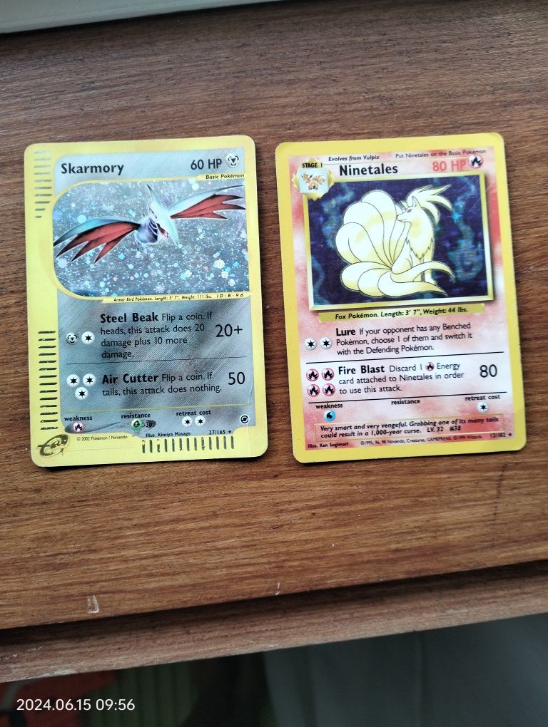 Cartas Pokémon Minetales e Sarmory