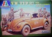 1/35 VW "Beetle" with Afrika Corps Soldiers.1:35 Italeri 6426