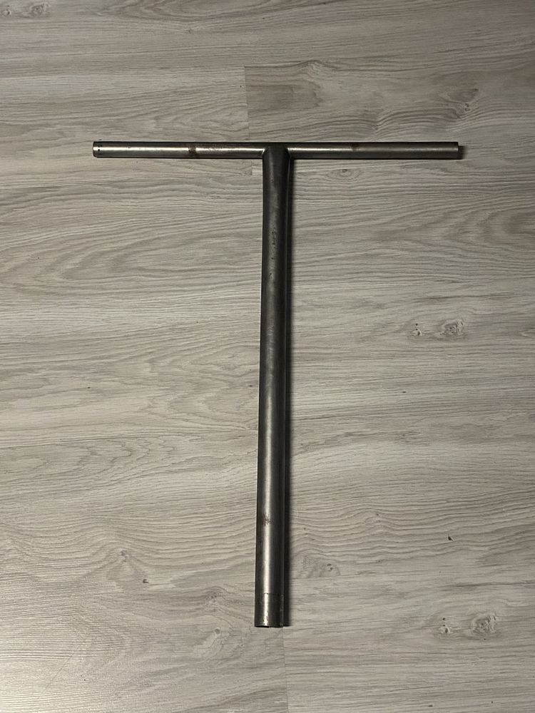 kierownica tbar oversize srebrna