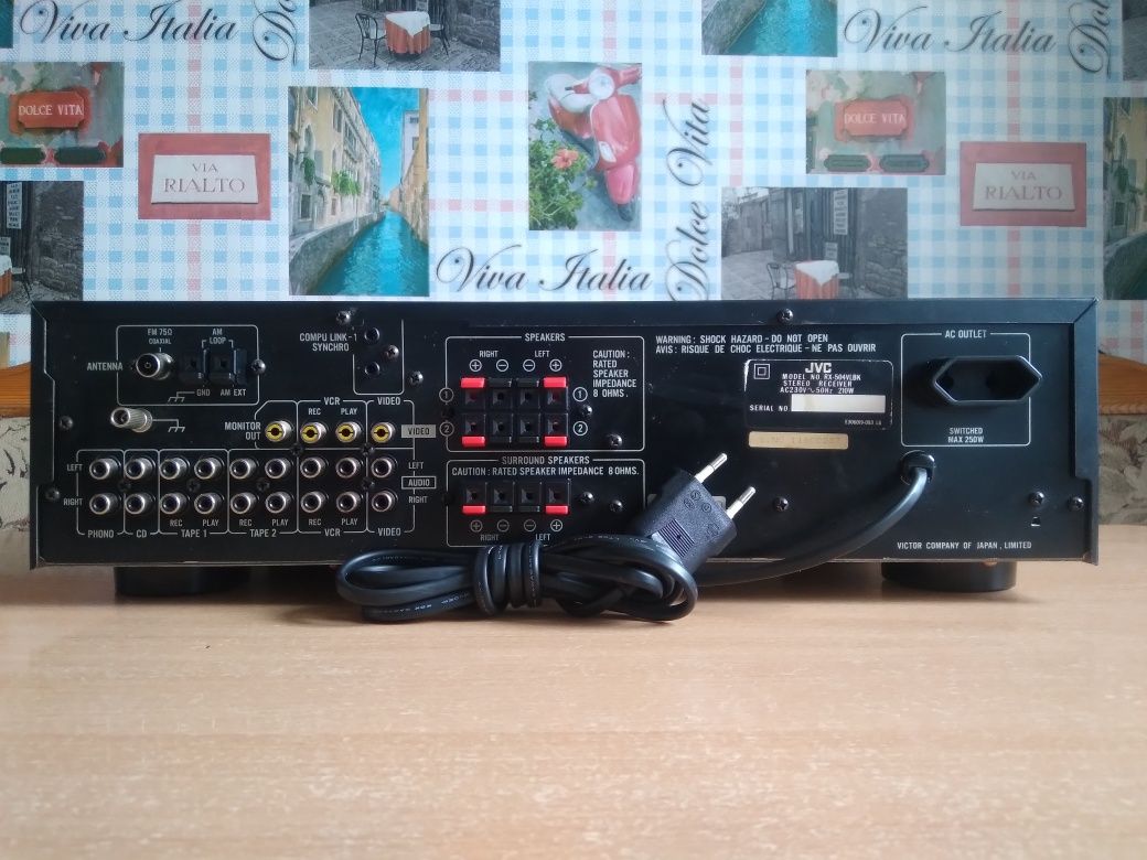 Мощный японский JVC RX-504VL,2×130 Вт,АССОРТИМЕНТ,гарантия!