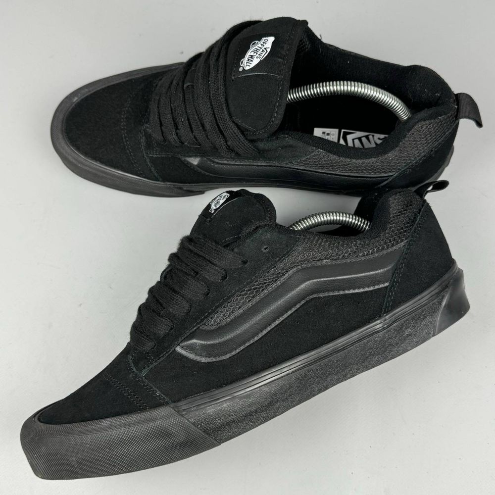 Кеди Vans Knu Skool Full Black ванс скейт шузи кеды кроссовки кну скул