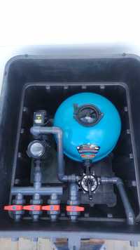 Caixa equipamento piscina