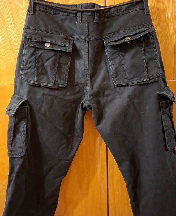 Ocieplane bojówki męskie spodnie XL