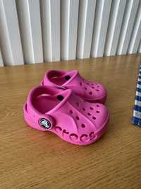 Crocs нові, крокси для дівчинки, рожеві 20 розмір