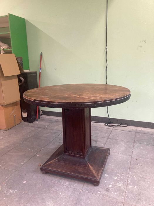 Okrągły stół drewniany