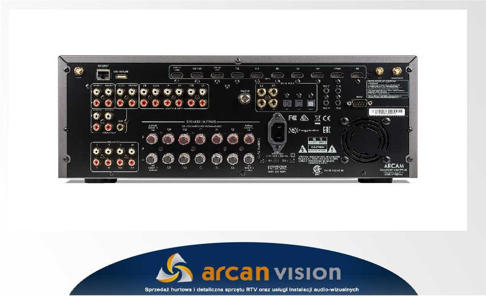 Amplituner kina domowego ARCAM AVR21 |HDMI 2.1 | Praca w klasie AB